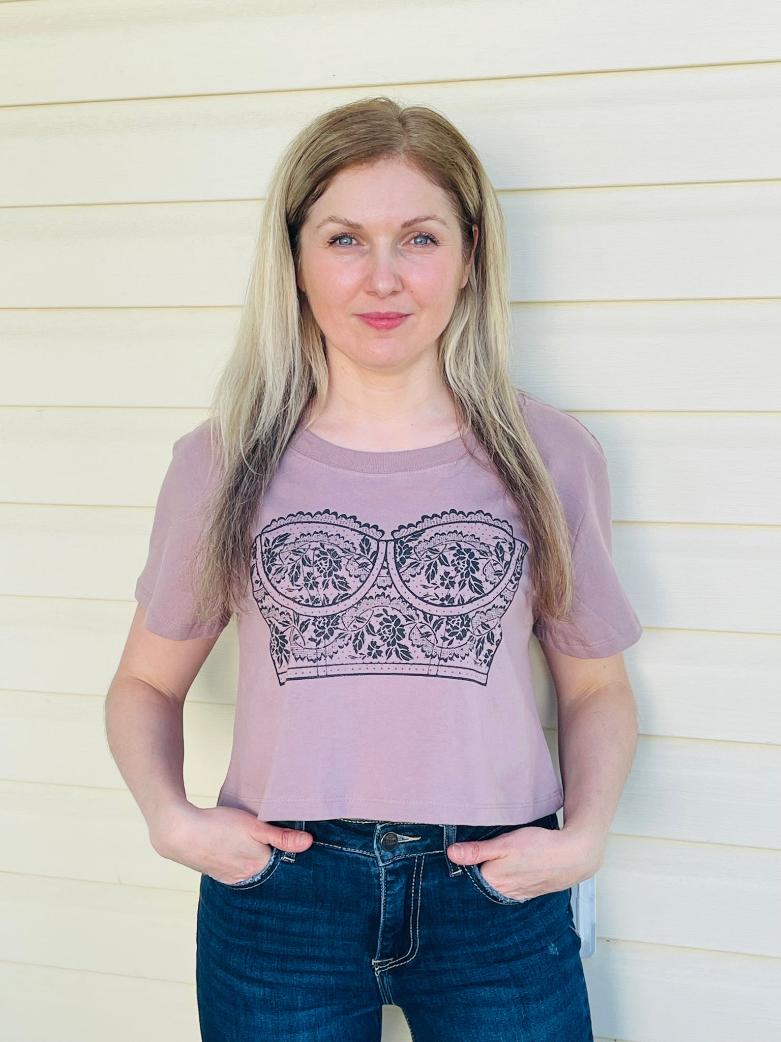 LACE LINGERIE Graphic Tee - Antler