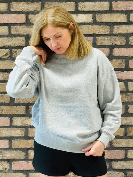 Crewneck Sweatshirt - R H Grey