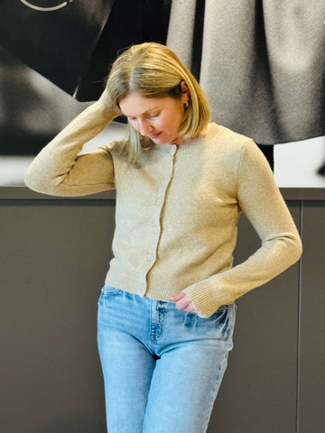 Button-up Cardigan - Khaki