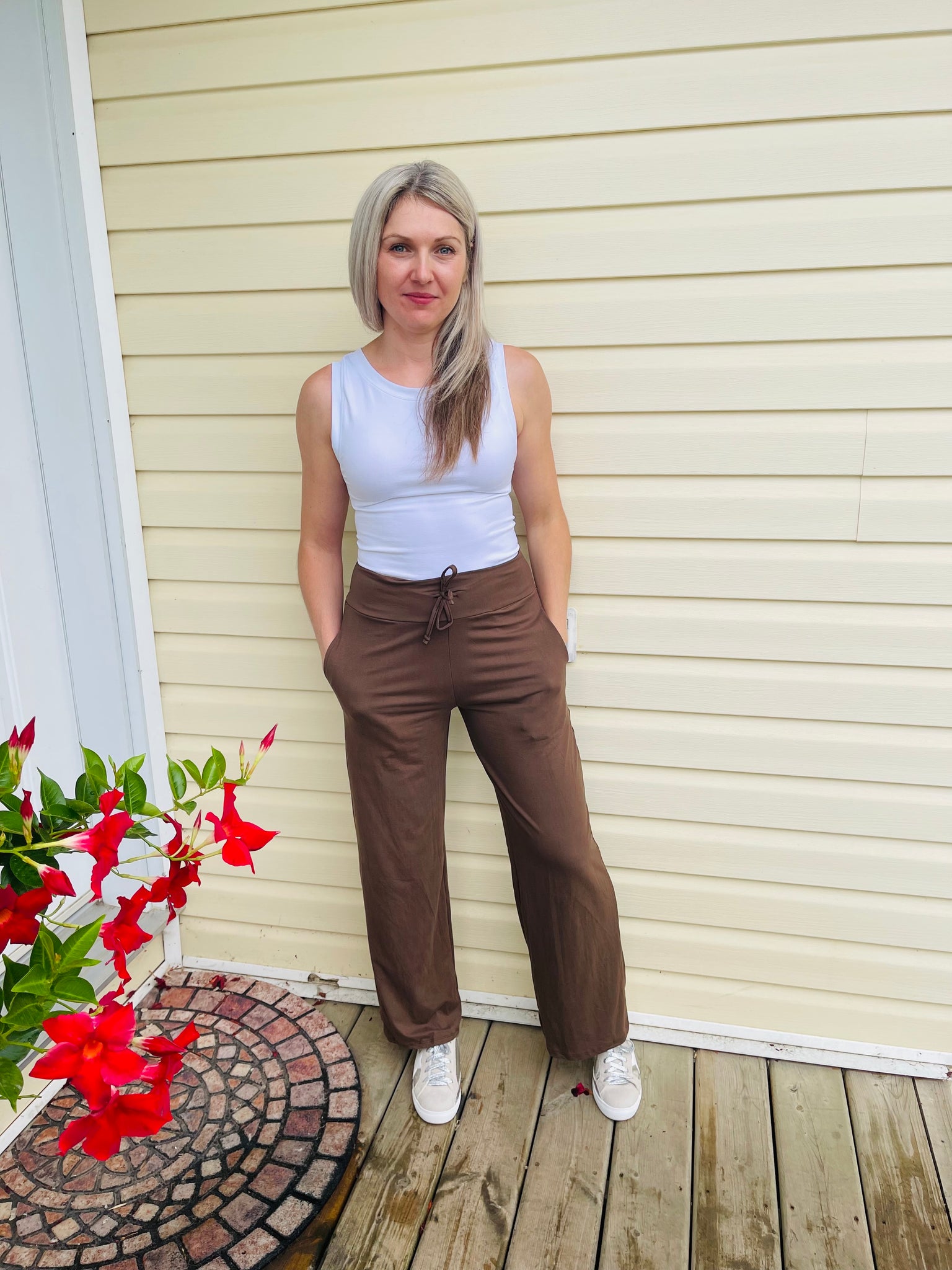 Wide Leg Pants - Mocha