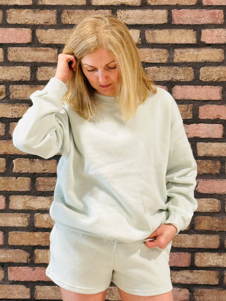 Oversized Crewneck - Ice Green