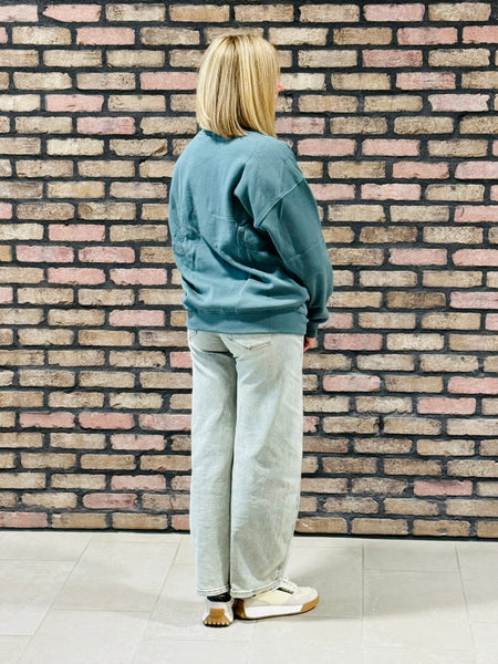 Fleece Pullover - DK Green