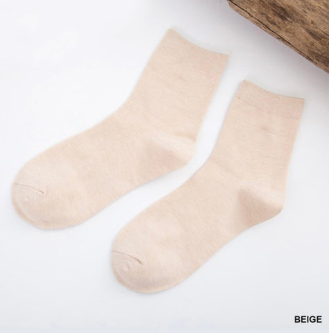 Breathable Bamboo Socks - Beige