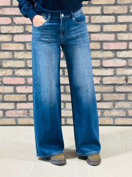 Slouchy Baggy Jeans - Dark Wash