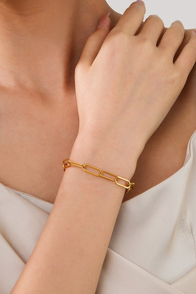 Tarnish Free Bracelet - Paperclip