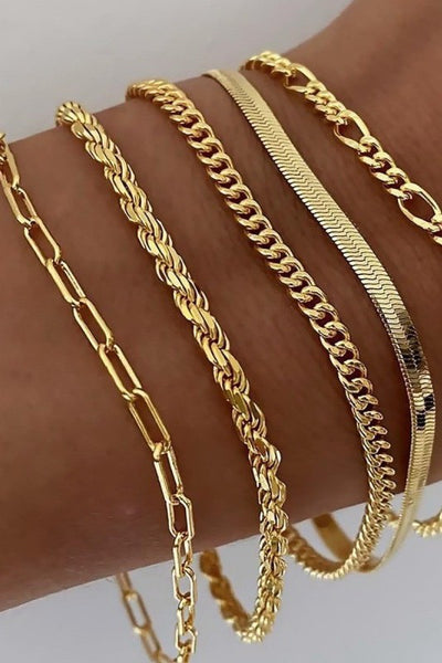 Tarnish Free Bracelet - Herringbone