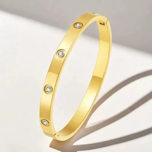 18k Non-Tarnish Bangle - Golg