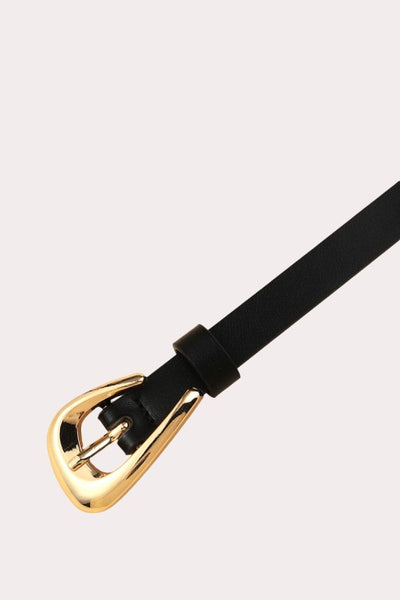 Teardrop Pin Buckle Belt - Black