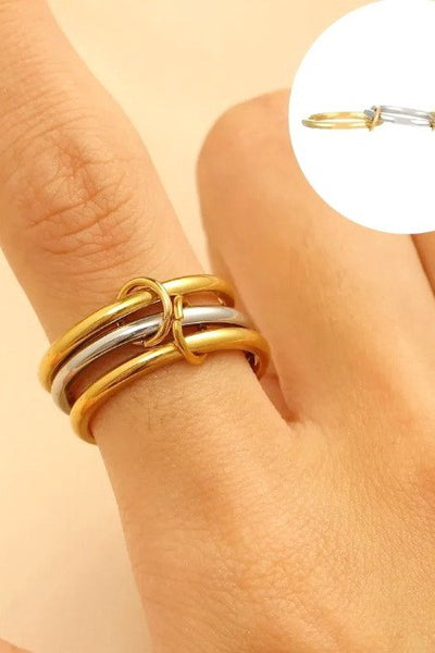 Stainless Steel Stackable Plain Band Rings - Assorted