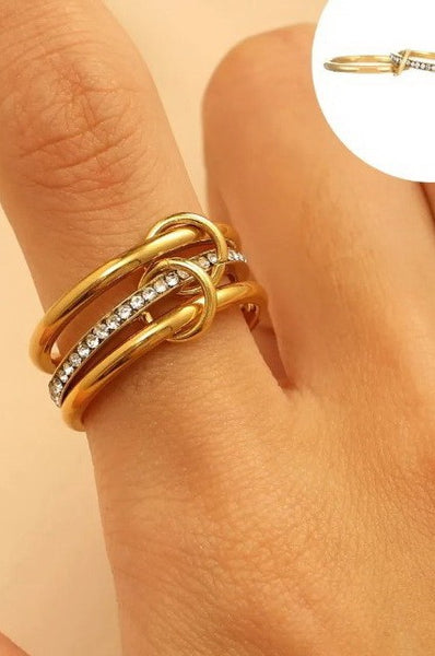 Stainless Steel Stackable Plain Band Rings - Assorted