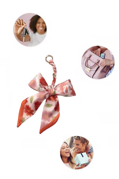 Scarf Bag Charm Keychain - Aco