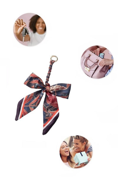 Scarf Bag Charm Keychain - Aco