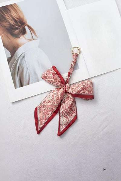 Scarf Bag Charm Keychain - Aco