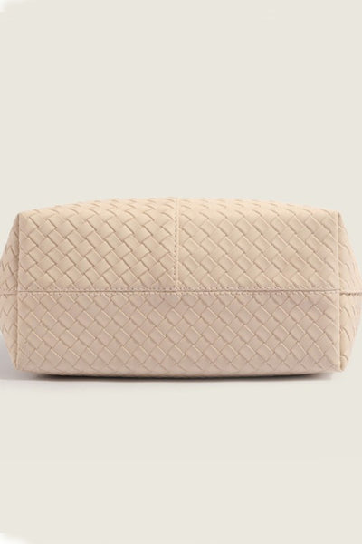 Woven Weave Shoulder Bag - Neutral