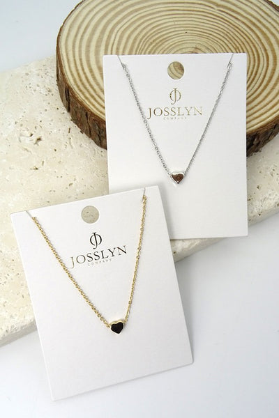 Classic Mini Heart Necklace - Silver