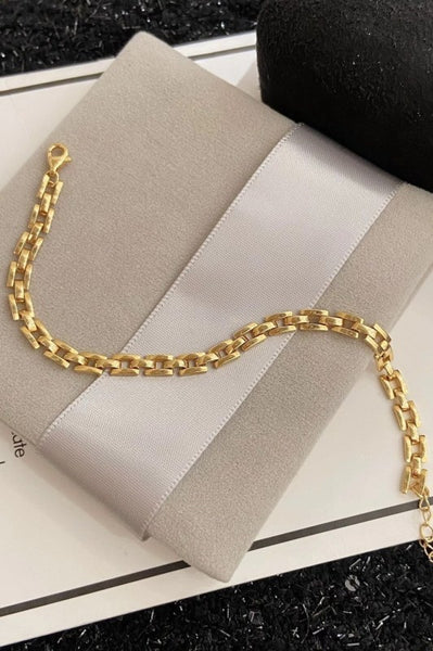 18K Stainless Steel Cuban Bracelet