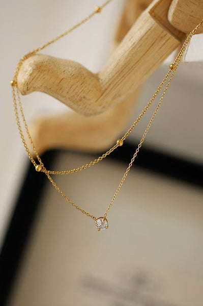 18K Stainless Steel Necklace - Gold