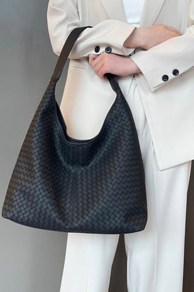 Hobo Shoulder Bag - Black
