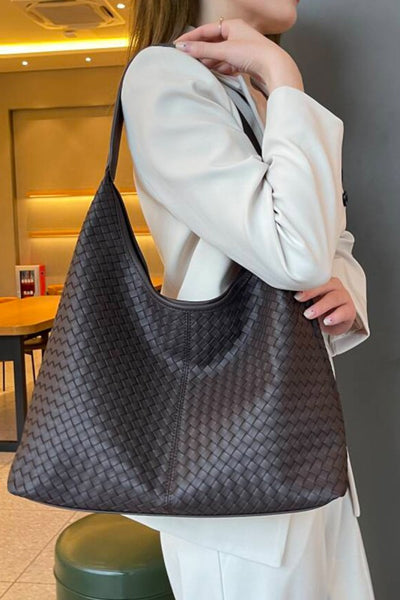 Hobo Shoulder Bag - Brown