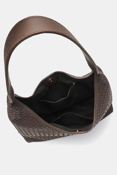 Hobo Shoulder Bag - Brown