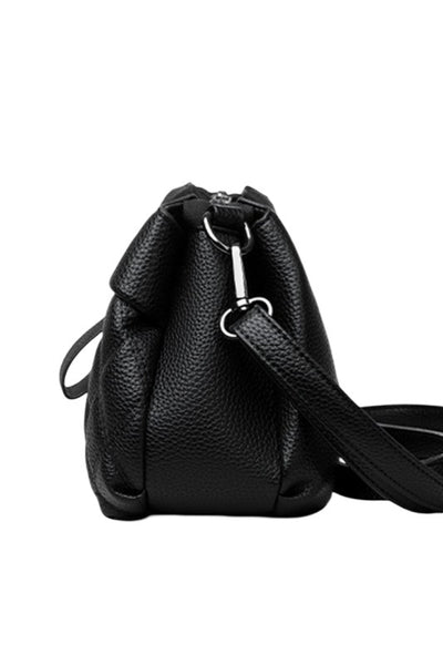 Diamond Quilted Crossbody - Black