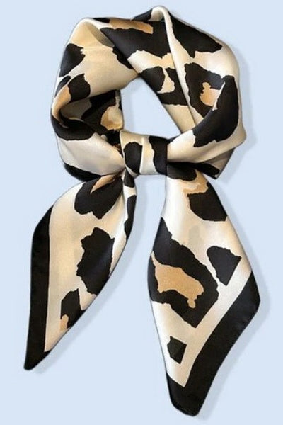 Leopard Print Bandana Scarf