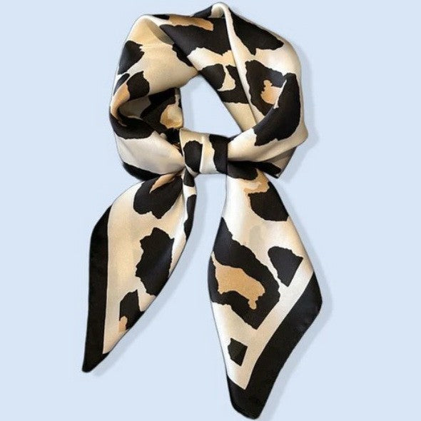 Leopard Print Bandana Scarf