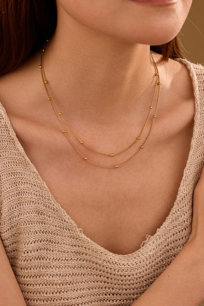 Layered Necklace - Gold