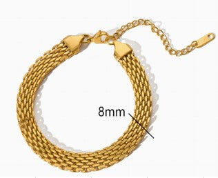 Chunky Chain Bracelet - Gold