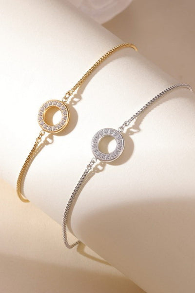 Gemstone Bracelet - Silver
