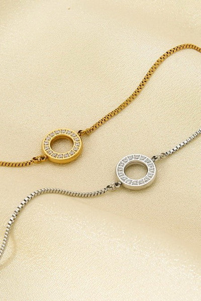Gemstone Bracelet - Silver