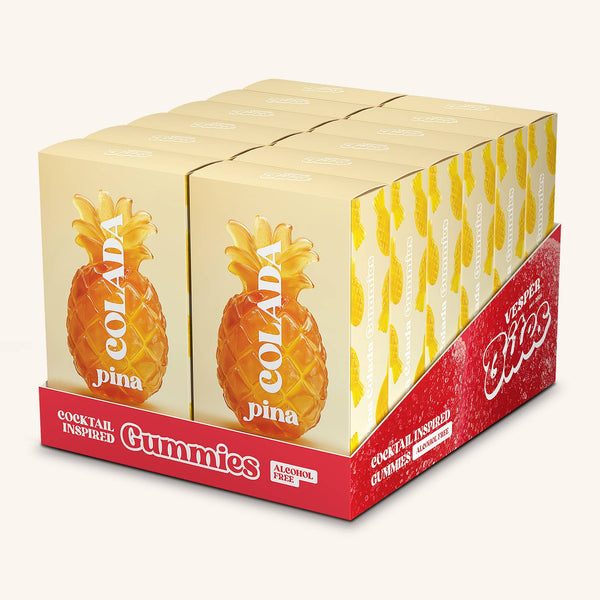 Pina Colada Gummies, Chewy Candies, All natural