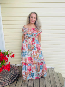 Tiered Maxi Dress - Multi