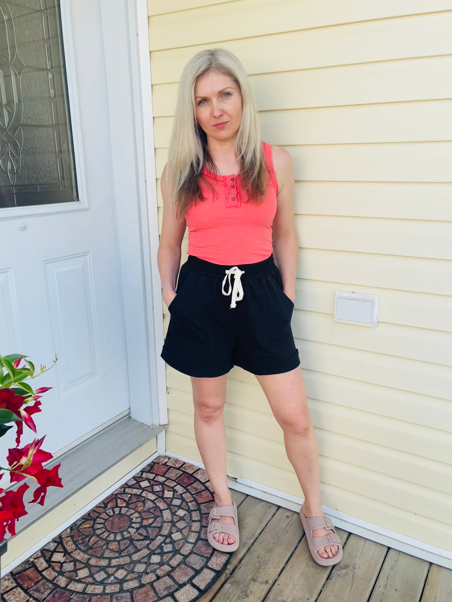 French Terry Shorts - Black