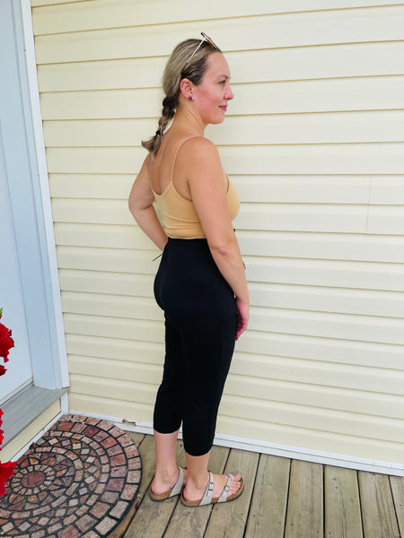 Capri Joggers - Black
