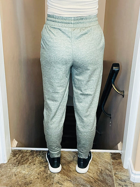 Melange Velboa Sweatpants - DK Olive