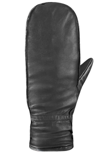 Auclair Kiva Moccasin Leather Fingermitts - Black