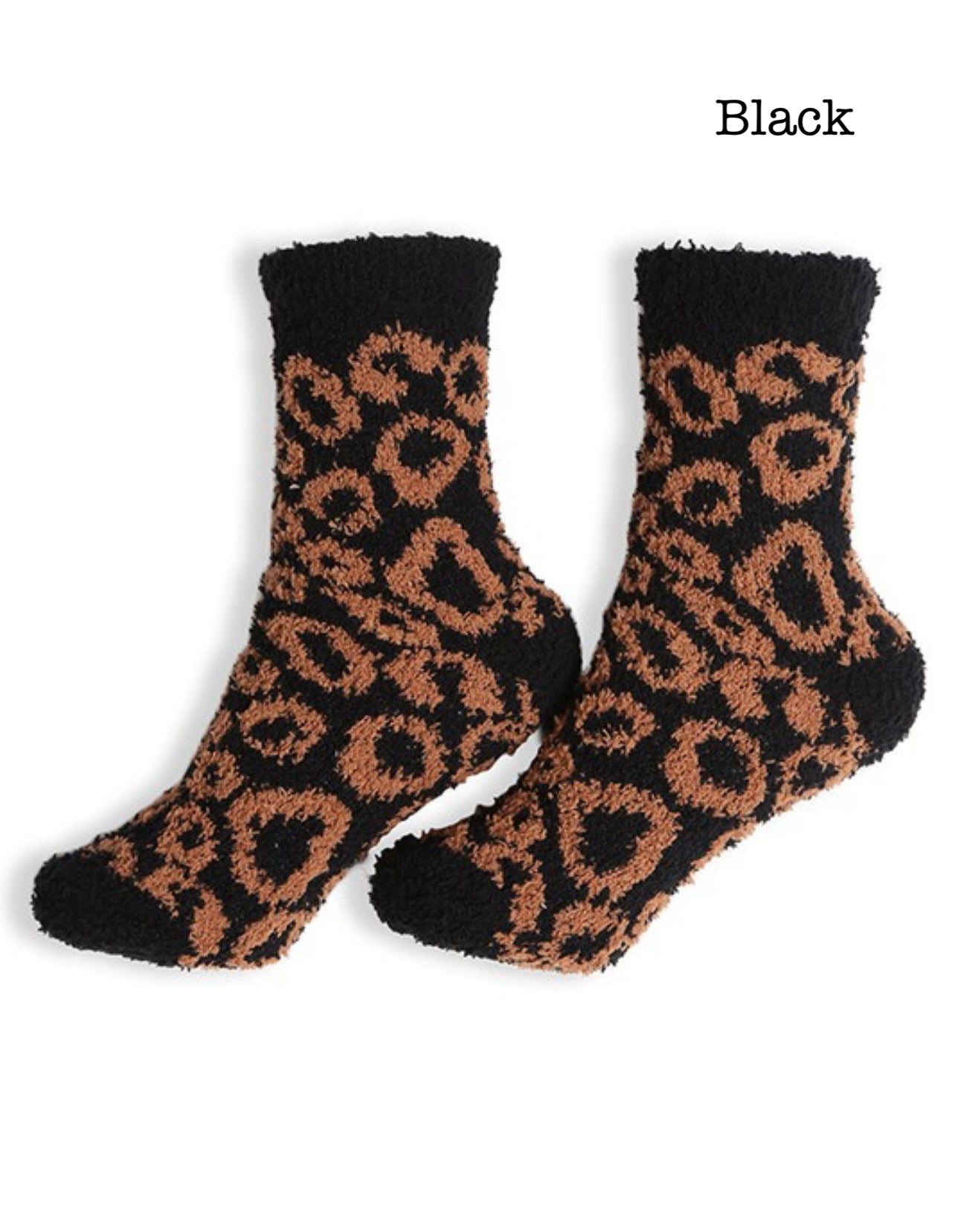 Leopard Mini Crew Socks