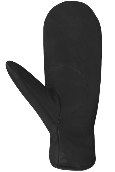 Auclair Kiva Moccasin Leather Fingermitts - Black