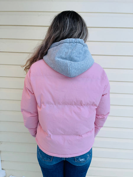 Puffer Jacket - Pink