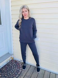 Soft Sweatpants with Pockets - Ash Grey