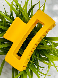 Claw Clip - Matte Yellow