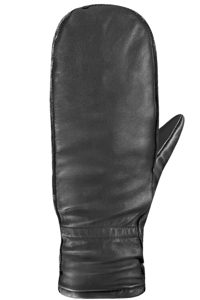 Auclair Kiva Moccasin Leather Fingermitts - Black